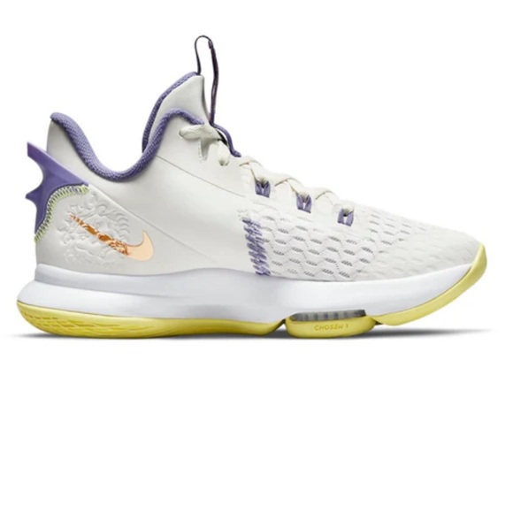 NIKE LeBron Witness 5 EP 'Summit White Metallic Bronze' CQ9381-102 Woman’s Sz 7 - Picture 3 of 16